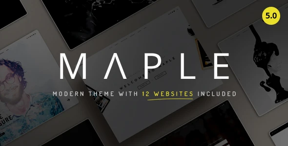 Maple | Clean Minimal Multi-Purpose WordPress Theme