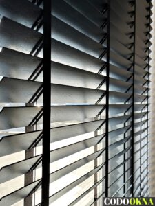 Żaluzje drewniane elektryczne